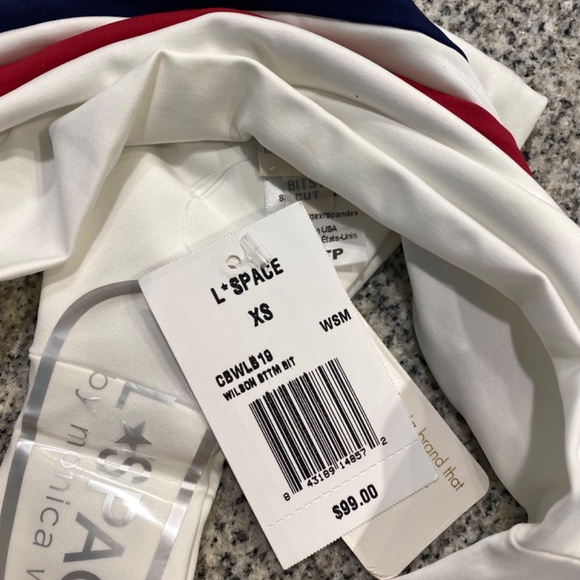 L*SPACE HIGH WAISTED SWIMSUIT XS - Picture 2 of 3